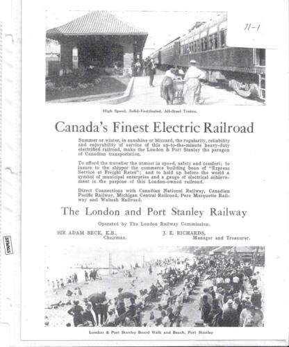 Canada's Finest Electric Railroad