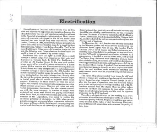 Electrification