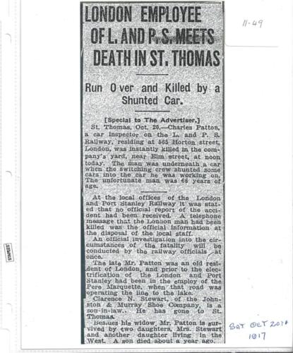 London Employee of L. and P.S. Meets Death in St. Thomas